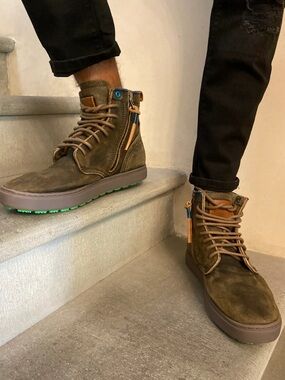 SATORISAN - BOOTS - HIDA SPITFIRE STONE Men’s Size 45